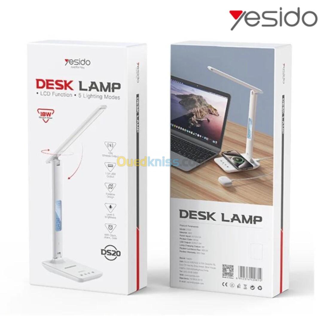 Lamp et chargeur sans fil yesido DS20