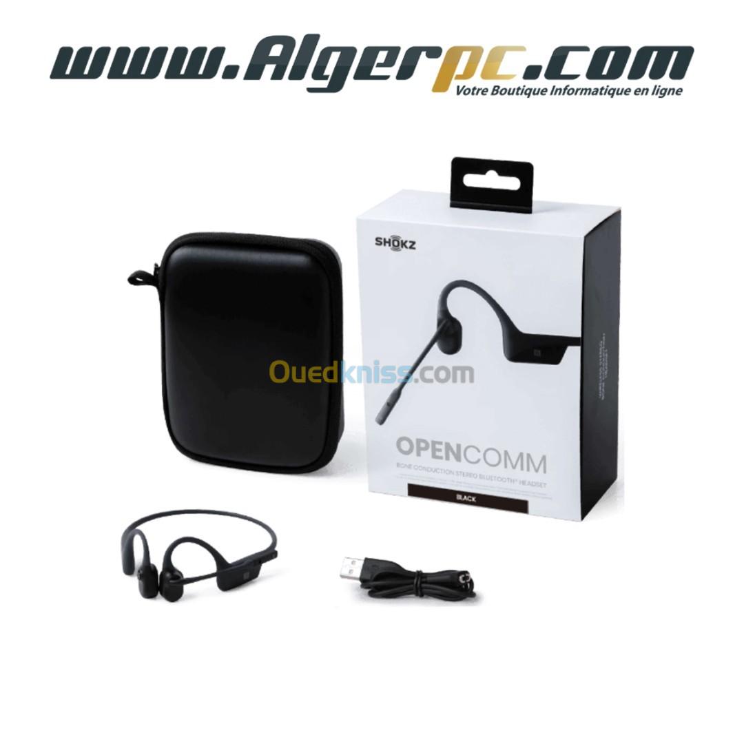 Casque ( ecouteurs / headset ) Shokz OpenComm UC 2 Stereo/Bluetooth sans Fil/Noir