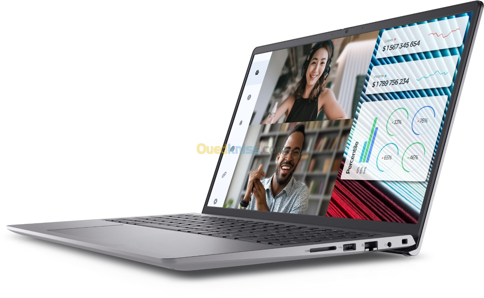 Dell 15 Core i5-1235U/16Go/512 SSD/Ecran 15.6 FHD/Intel UHD Graphics/RJ-45/AZERTY/Win11/Office 2019