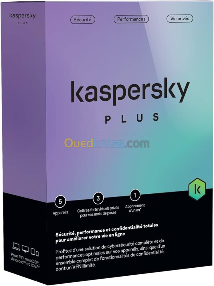 Kaspersky plus pour 05 postes