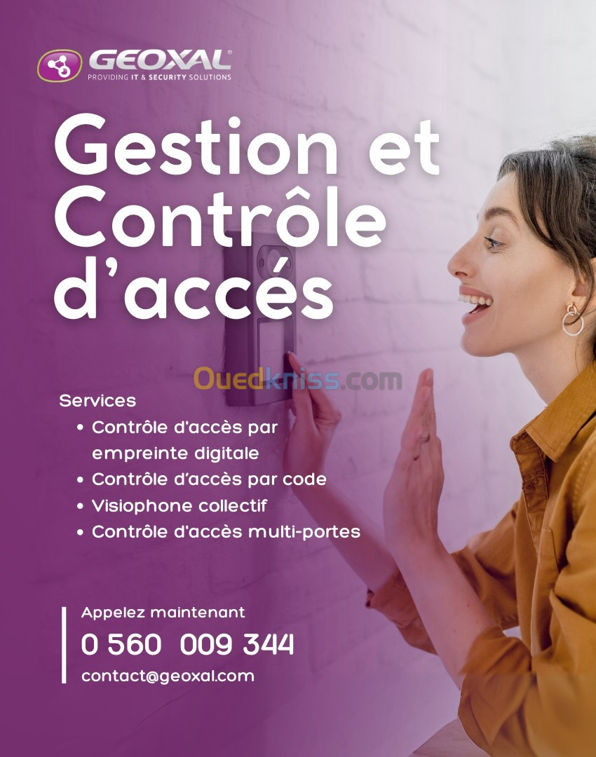 Gestion Contrôle D'accès | GEOXAL