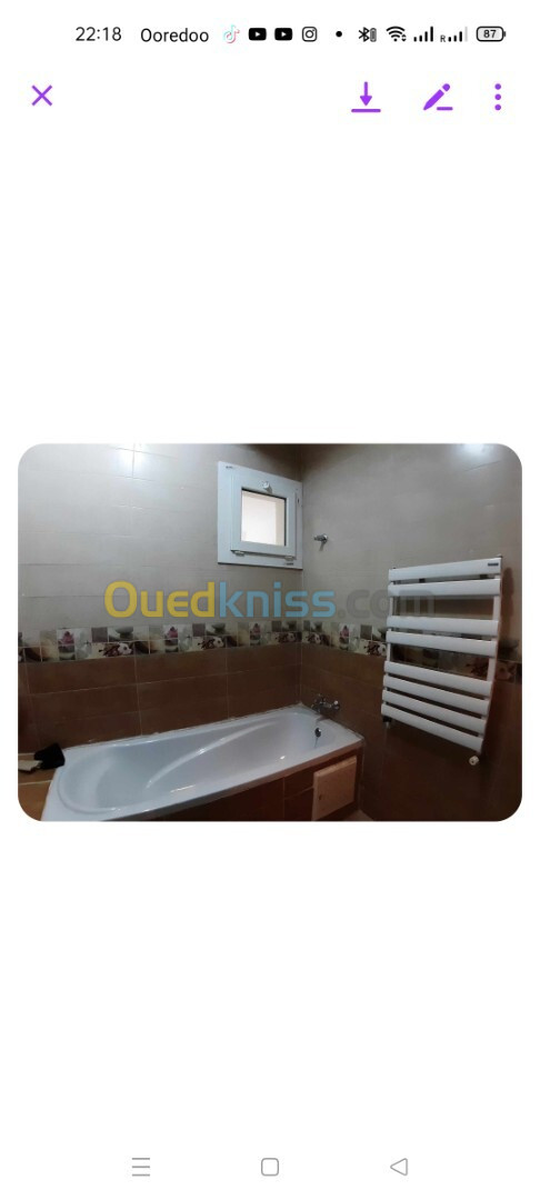 Location Appartement F5 Alger Ouled fayet