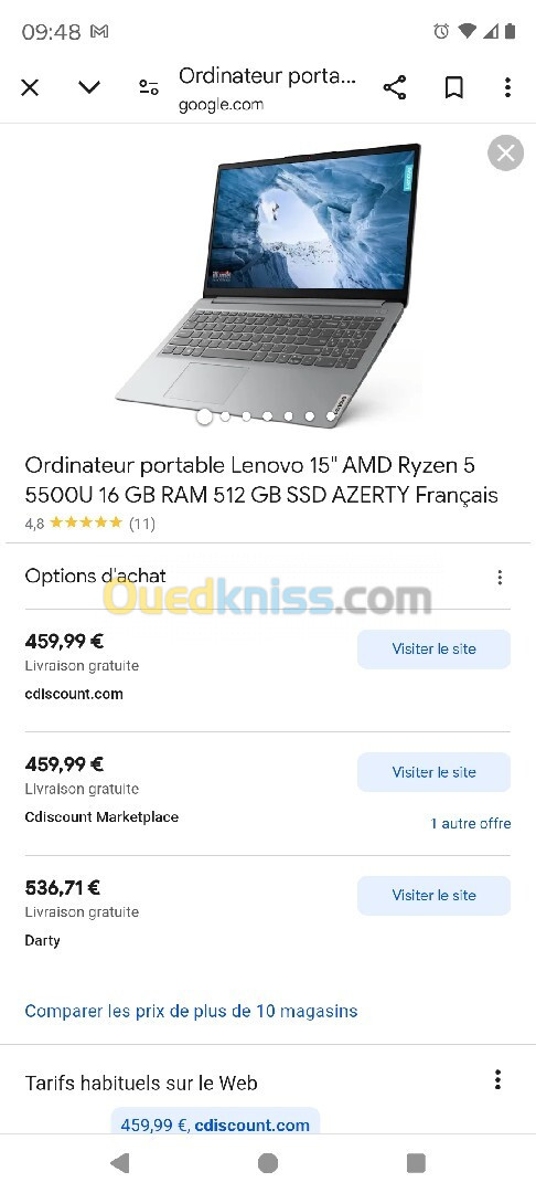 Ordinateur portable laptop Lenovo S8R85493