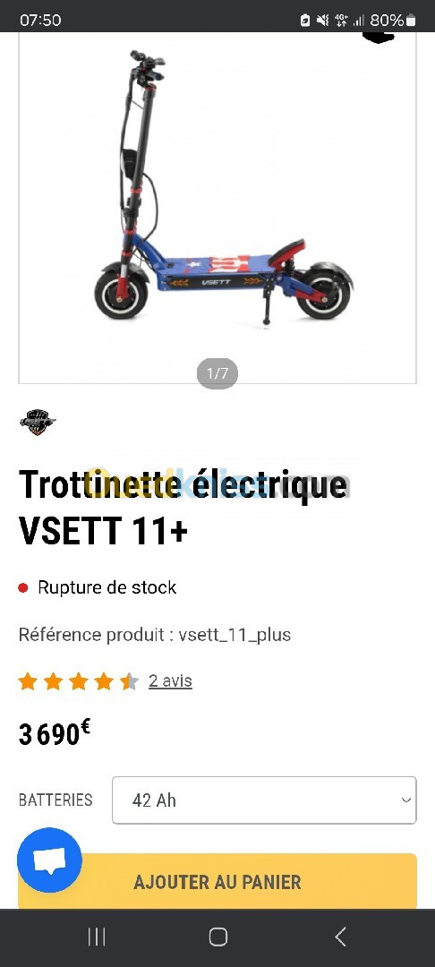 Trotinette vsett 11+ Trotinette vsset 11+ 