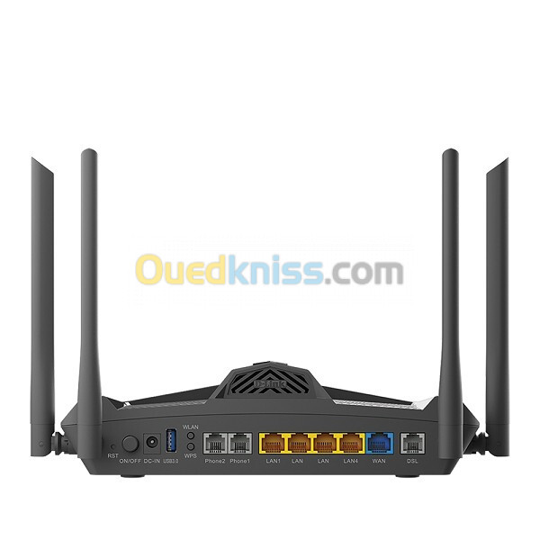 D-LINK DSL-X1852E Dual Band Wireless AX1800 WI-FI 6 VDSL2/ADSL2+ Modem Router