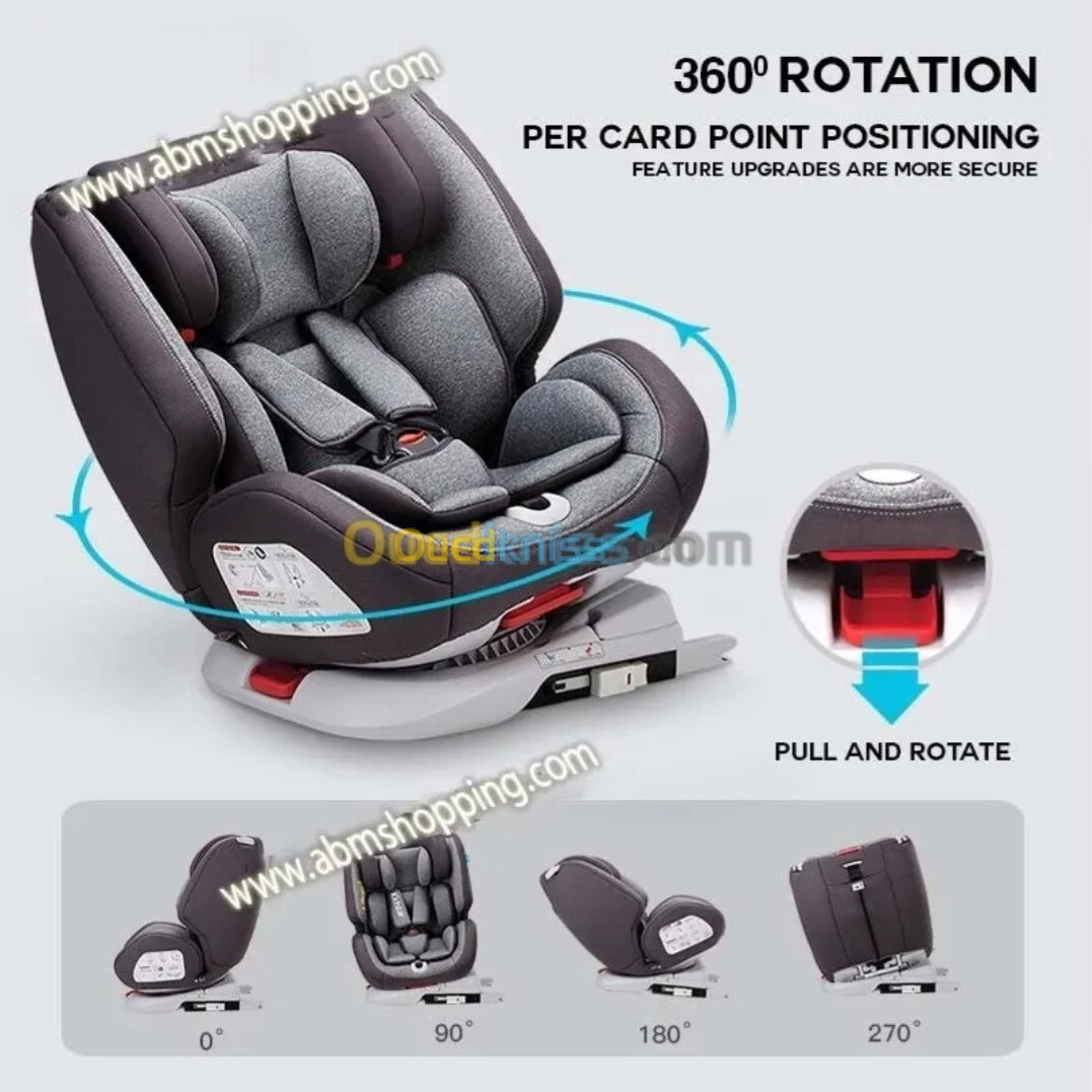 Siège auto bébé - COXI - Isofix - pivotant 360