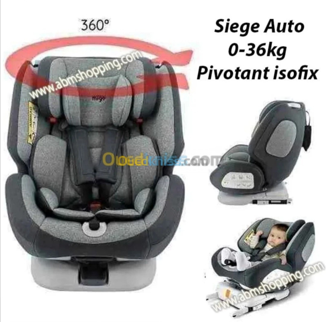 Siège auto bébé - COXI - Isofix - pivotant 360