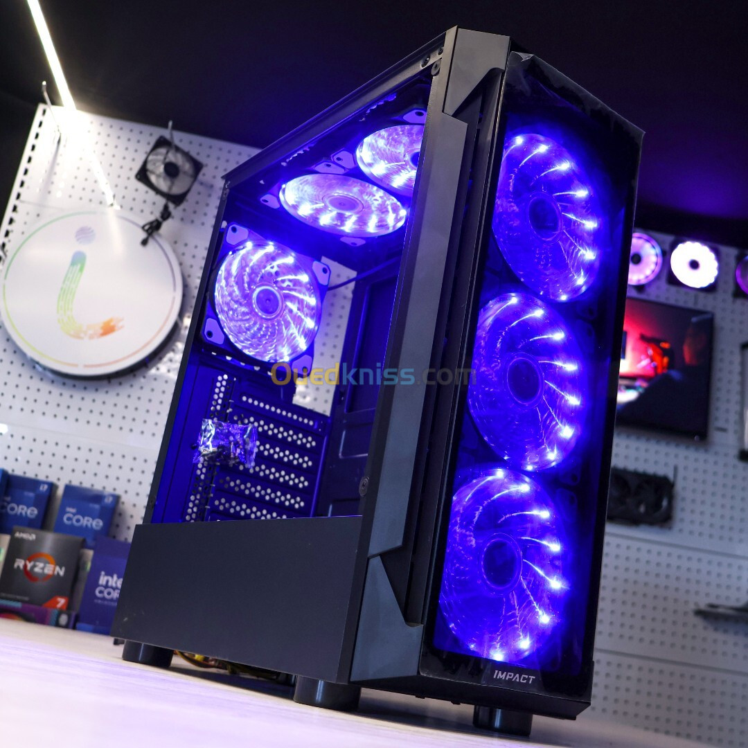 CASE IMPACTE GAMING 3-4-6 LED FANS