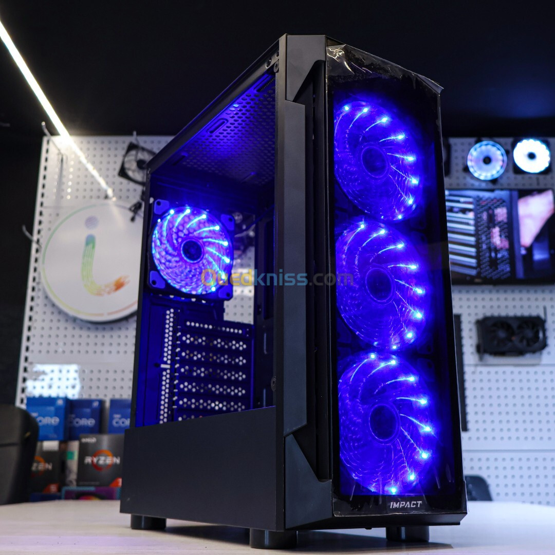 CASE IMPACTE GAMING 3-4-6 LED FANS