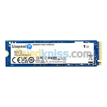 Kingston NV3 1TB NVMe SSD - 6000MB/s Read - 5000MB/s Write