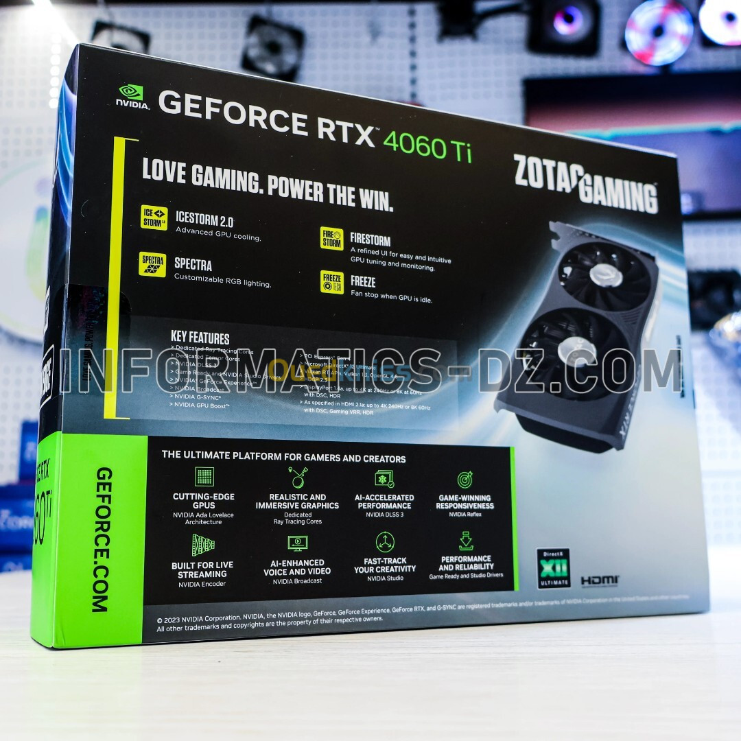 ZOTAC GAMING GeForce RTX 4060 Ti 16GB Graphics Card