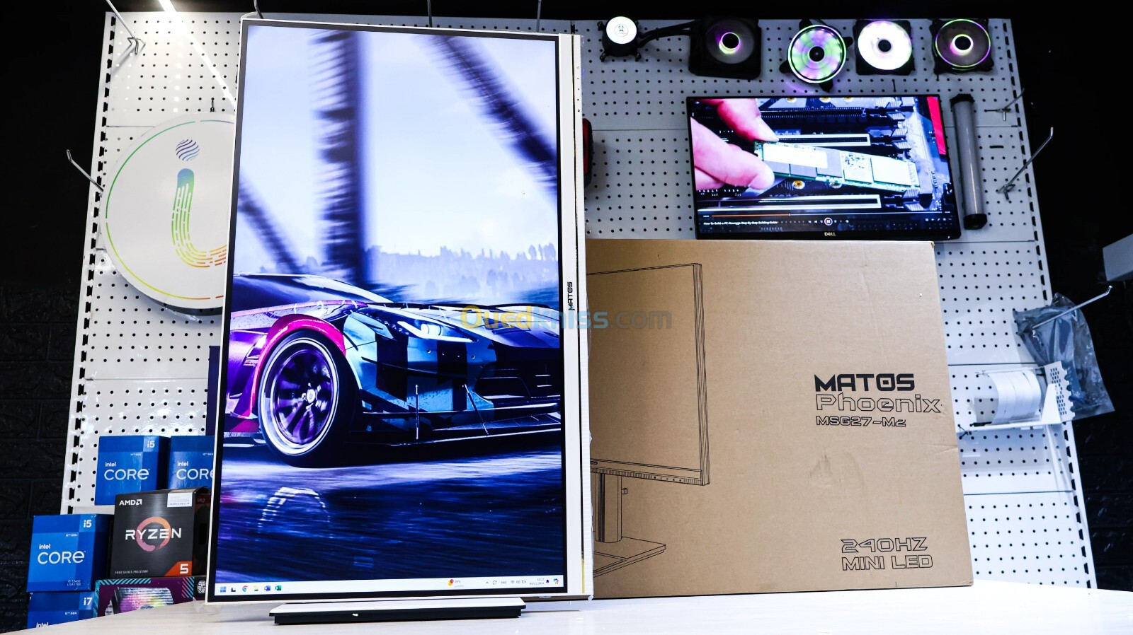 Matos Phoenix 27 POUCES Fast IPS - 240Hz, 2K ROTATIVE Gaming Monitor 