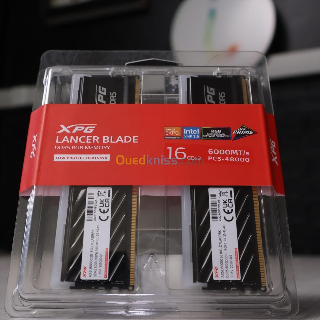 ADATA XPG LANCER BLADE RGB DDR5 MEMORY 6000 MHz(2×16 GB)