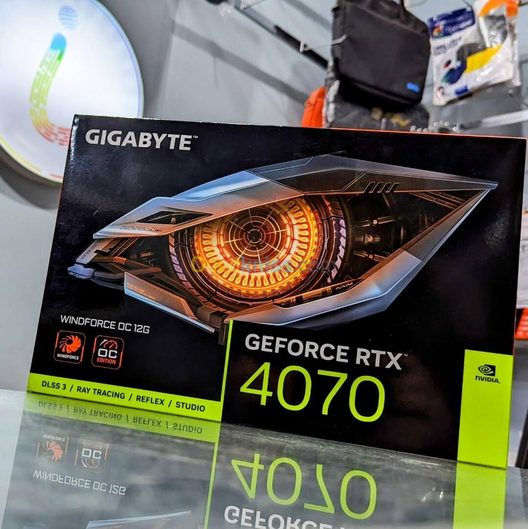 GIGABYTE GeForce RTX 4070 WINDFORCE OC 12G 3X WINDFORCE Fans GDDR6X