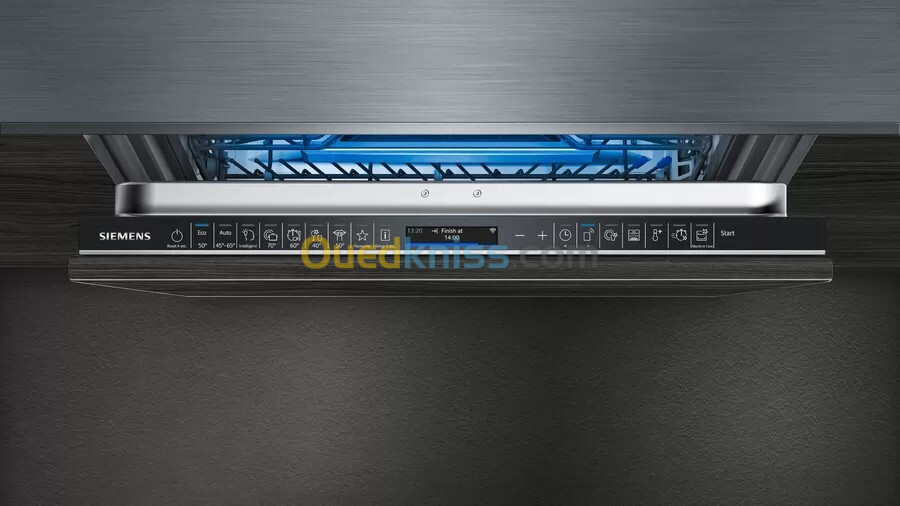 SIEMENS LAVE VAISSELLE IQ700 14 COUVERTS 3 TIROIRS Technologies : aquaSensor • protectVerre • 3D AirFlow • iQdrive • glassZone • autoOpen Dry • Home Connect • Home Connect App