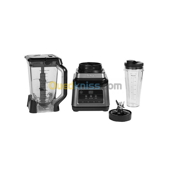 BLENDER NINJA MULTI-FONCTIONS 2-EN1 - 1200W - 2.1L - AVEC AUTO-IQ - NOIR ET ARGENT