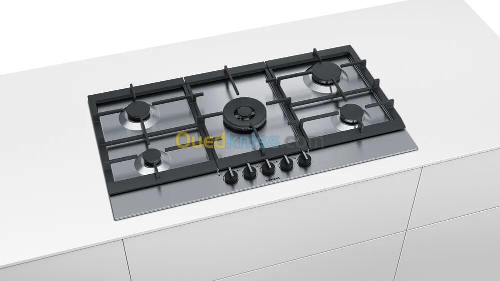 TABLE DE CUISSON SIEMENS 5 FEUX INOX 90 CM IQ500 - 01 AN DE GARANTIE