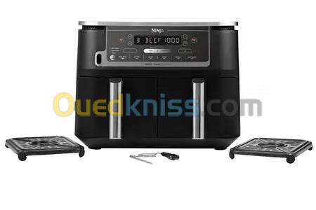 FRITEUSE NINJA - SANS HUILE - FOODI MAX - DUALZONE - 6 MODES DE CUISSON - AVEC SYSTÈME SMART COOK