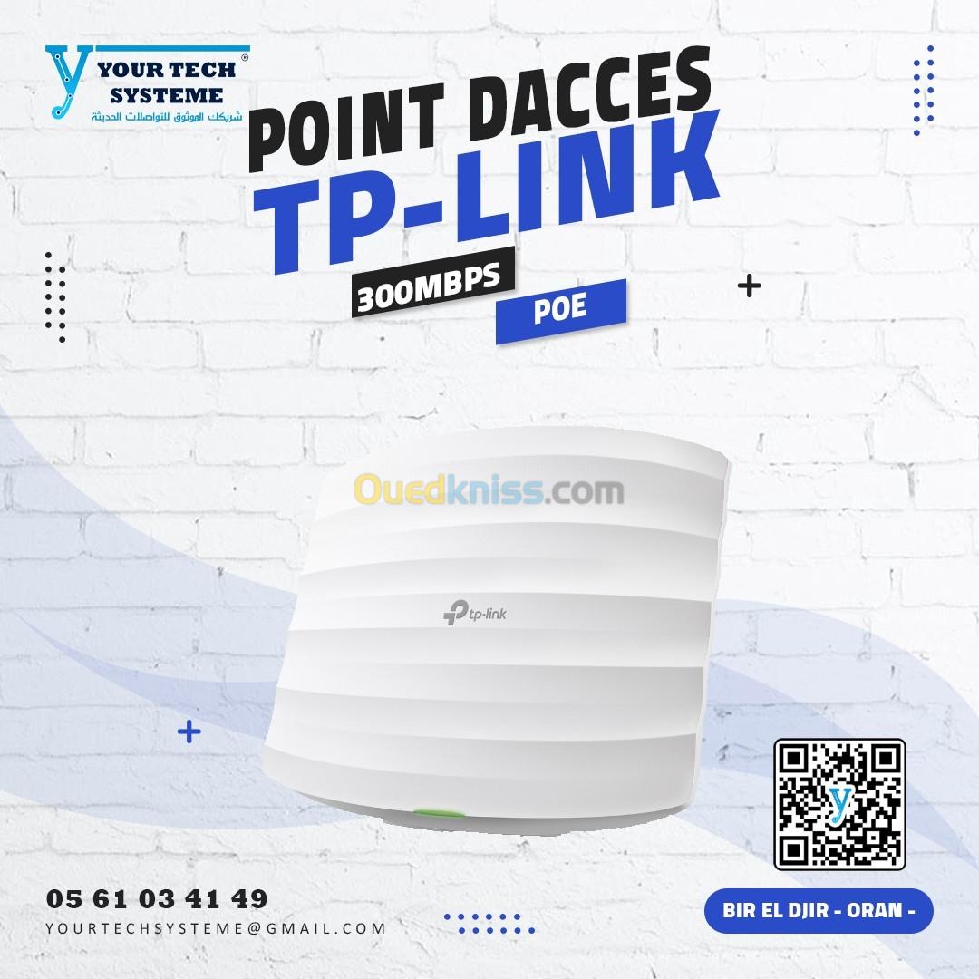 POINT DACCES WIFI TP LINK EAP115/300MBPS POE -PLAFONNIER