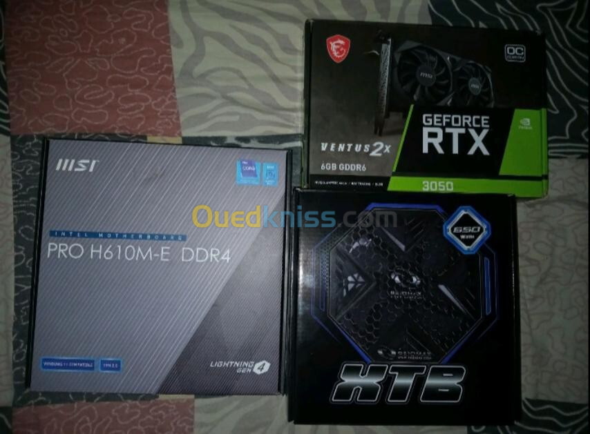 PC gamer i3 12100 rtx 3050 6gb