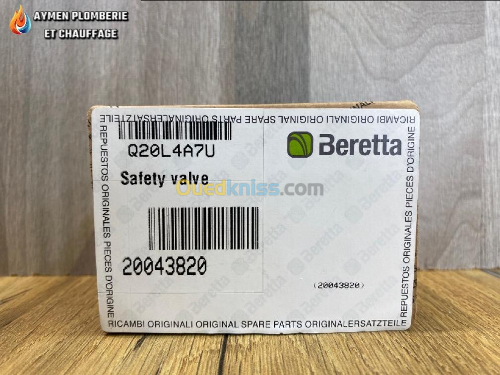 SOUPAPE DE SÉCURITÉ PLASTIQUE BERETTA