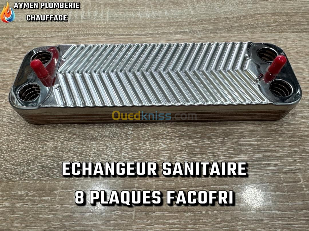 ECHANGEUR SANITAIRE 8 PLAQUES FACOFRI