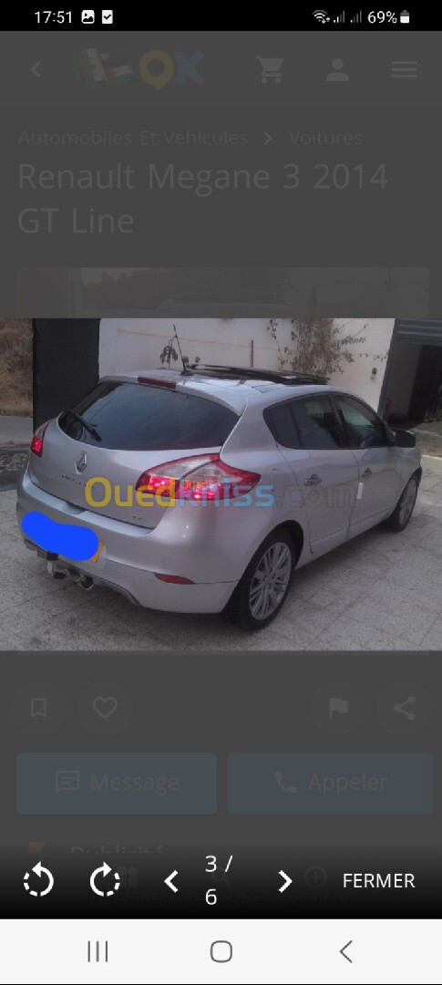 Renault Megane 3 2014 GT Line