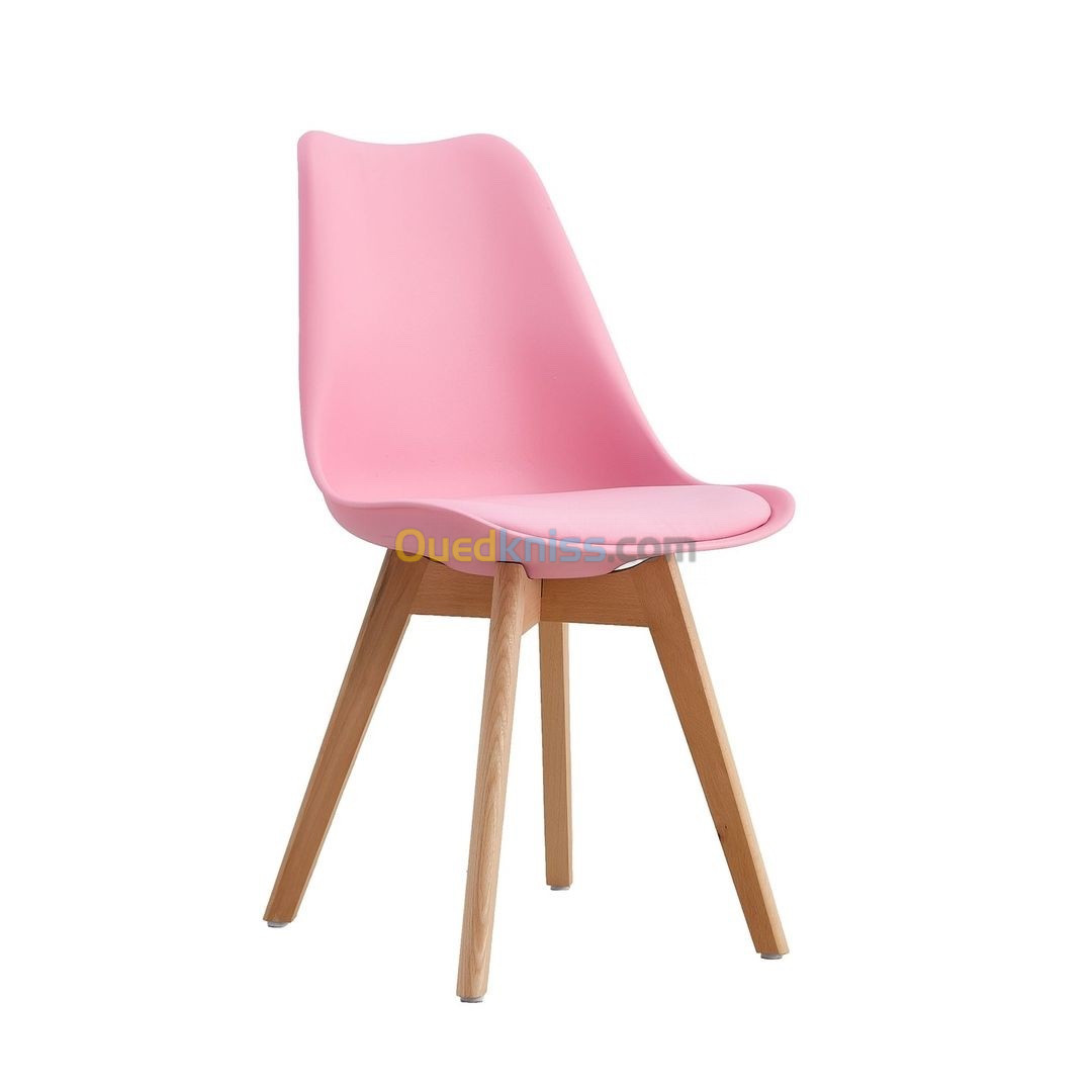 Promo ramdan : table mdf 140/90 avec 6 chaises tulipes importation