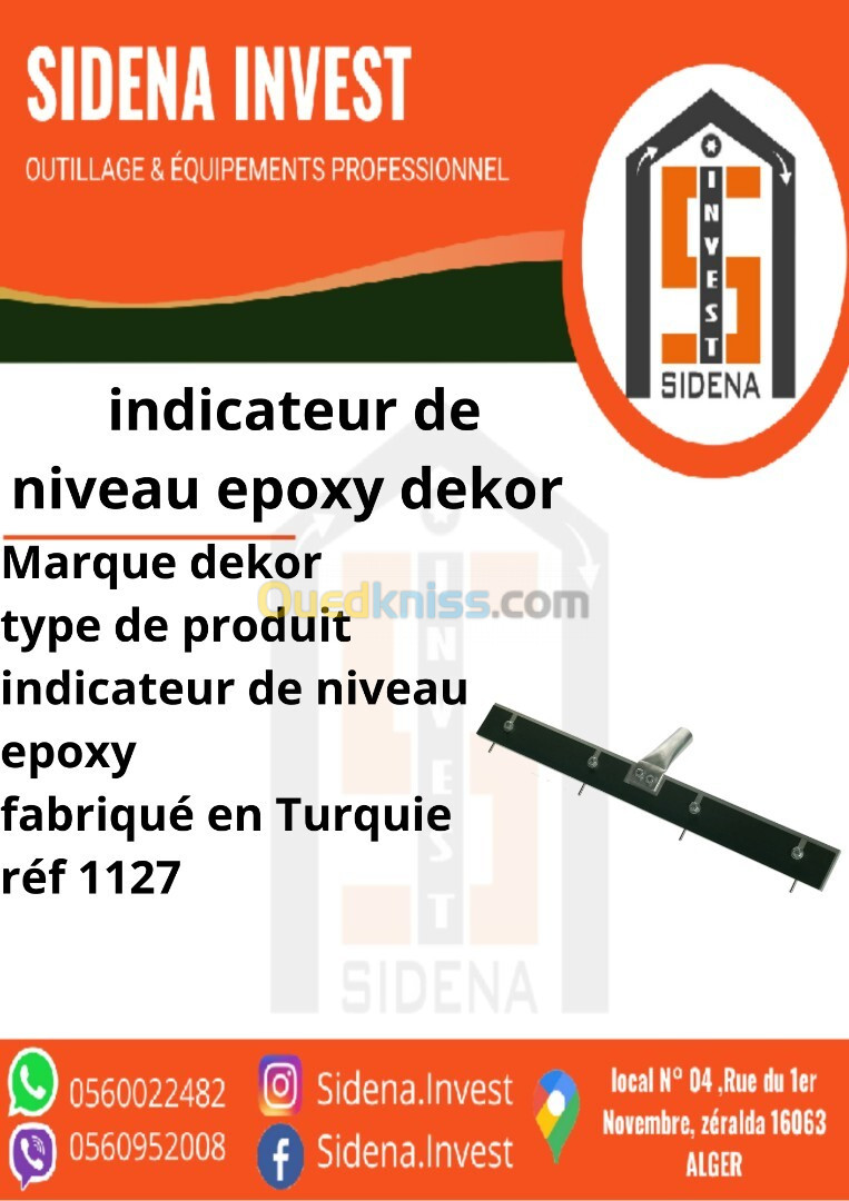 Indicateur De Niveau Epoxy  DEKOR