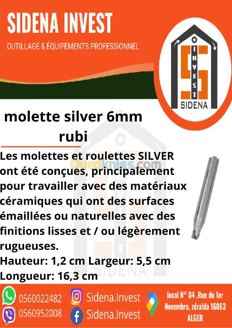 molette silver 6 mm RUBI