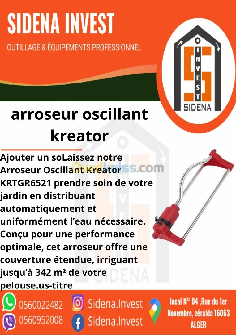 Arroseur oscillant KREATOR