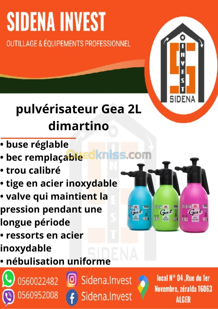 Pulvérisateur GEA 2 L - DIMARTINO