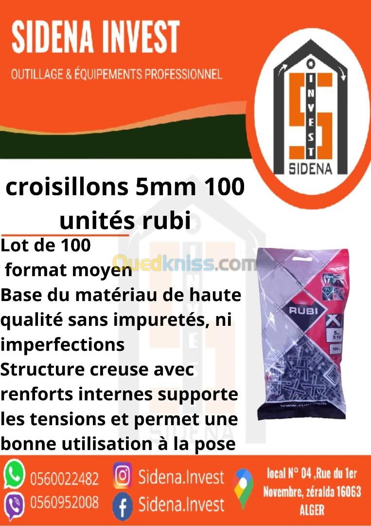 croisillons 5mm 100 unites RUBI