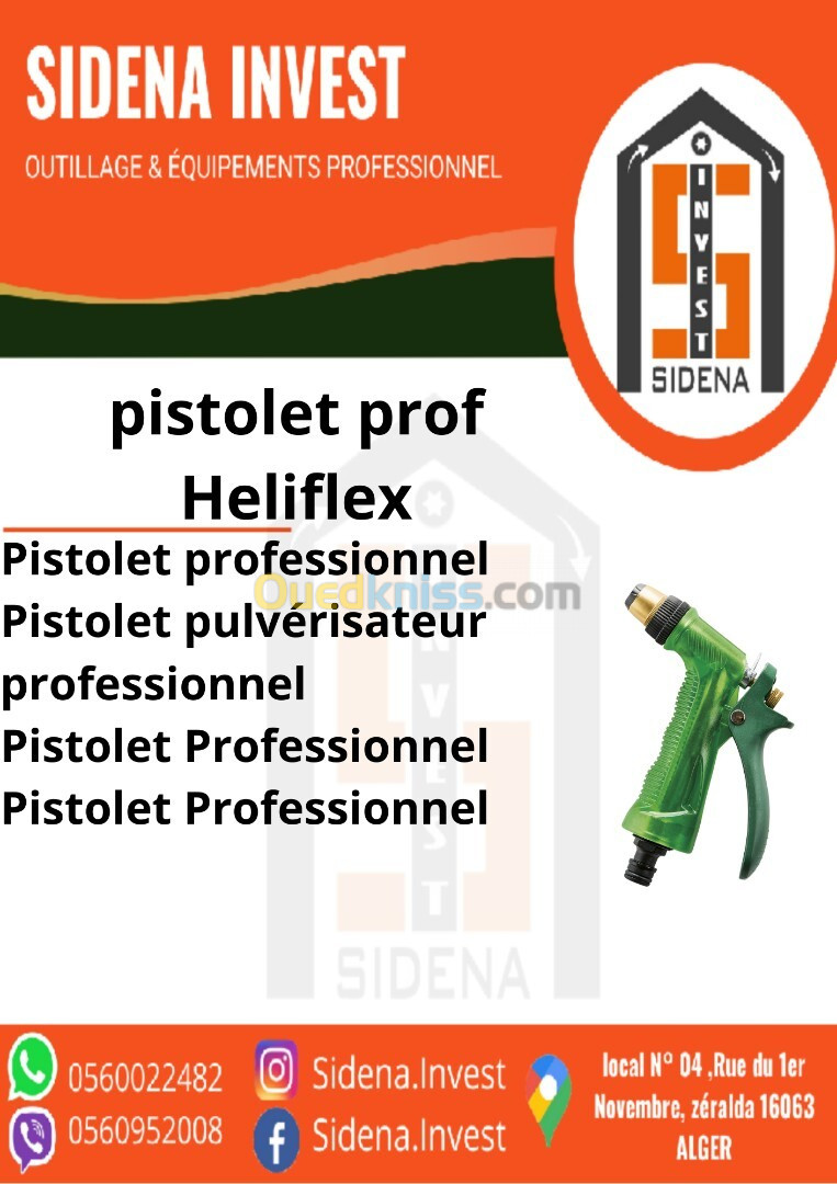 pistolet prof HELIFLEX 