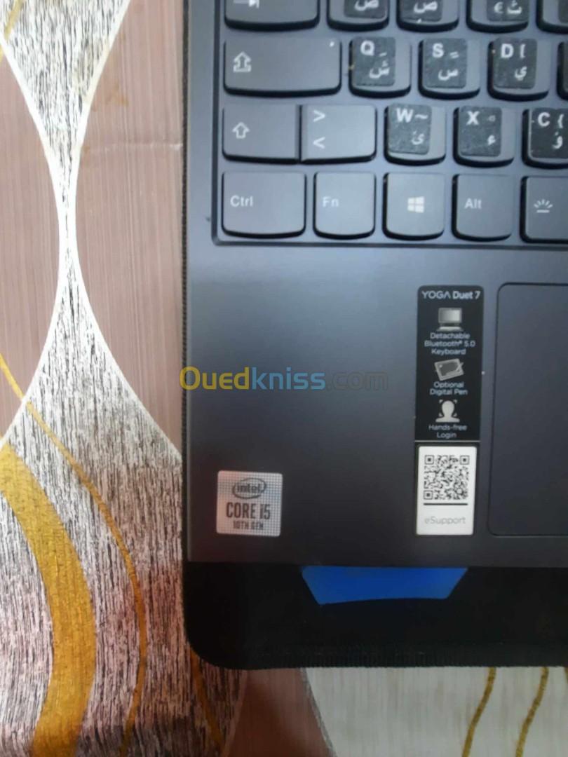 Lenovo duet 7 i5 10th etat 10/10 كابة 