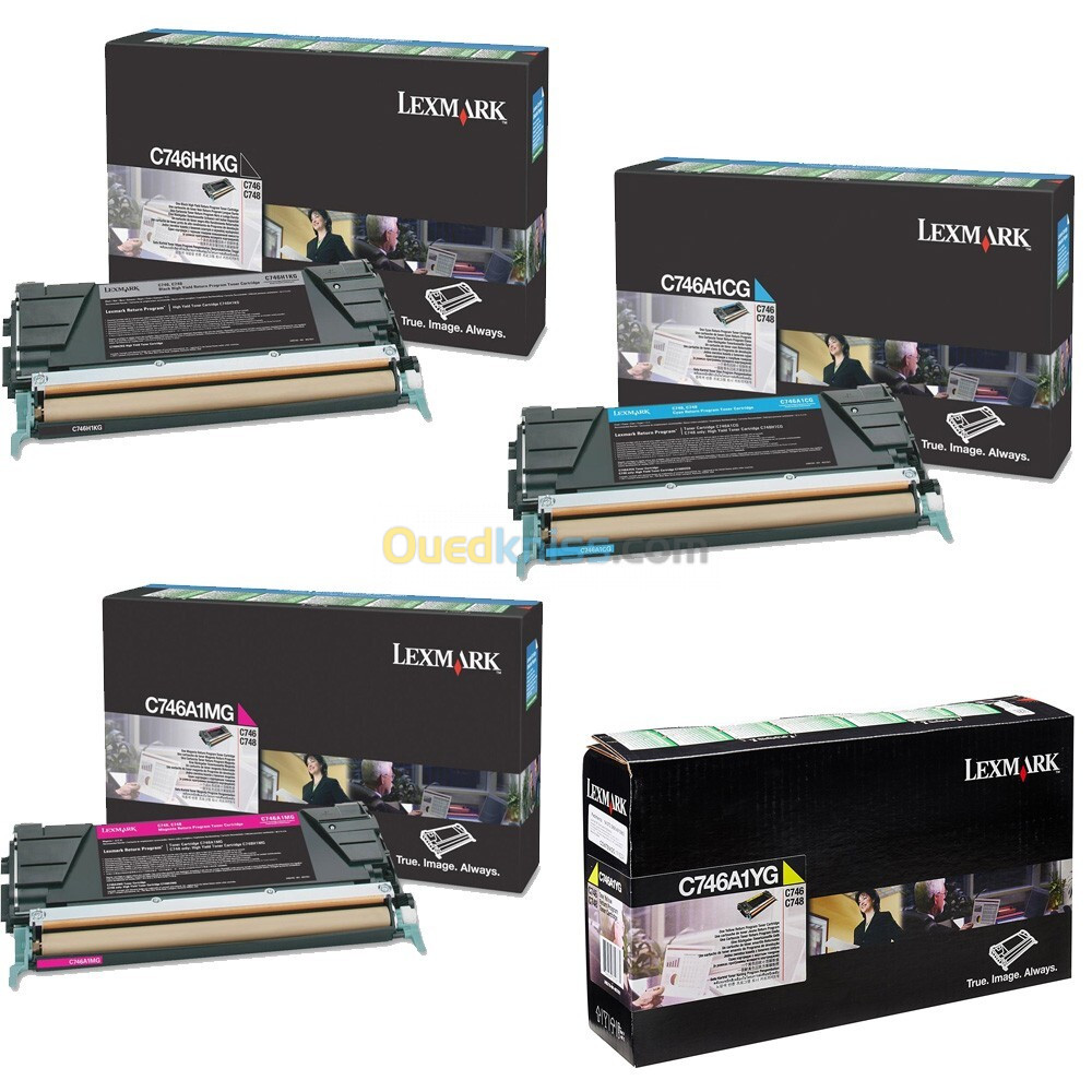 TONER LEXMARK C746/C748 pack original 