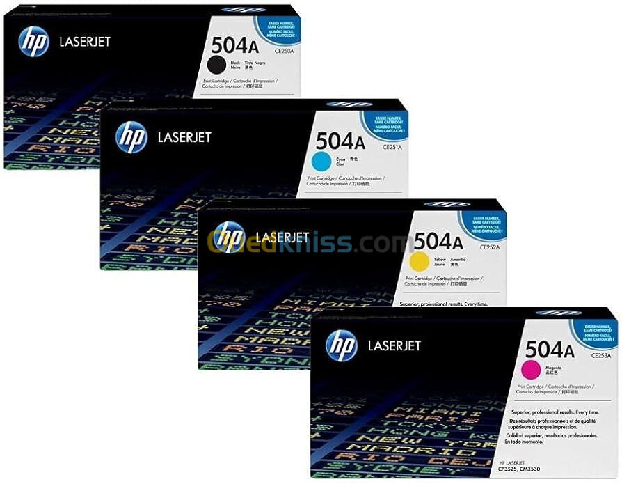 TONER HP 504A PACK ORIGINAL 