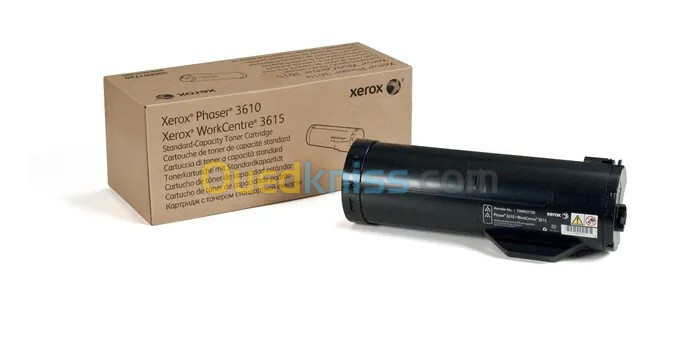 TONER XEROX PHASER 3610 WC 3615 106R02724 HAUT CAPACITE 25300 PAGE 