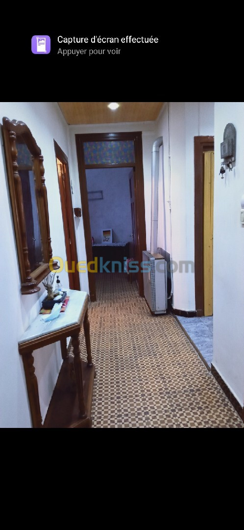 Location Appartement F3 Alger Sidi mhamed