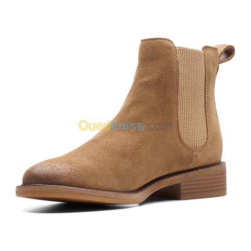 CLARKS Cologne Arlo2 Dark Sand Suede