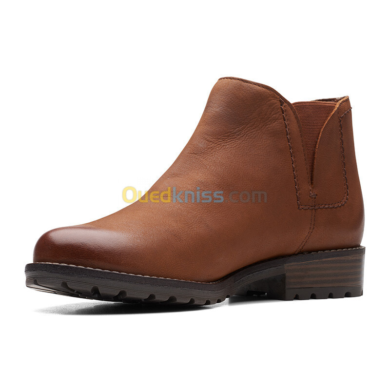 CLARKS Clarkwell Demi Dark Tan Lea