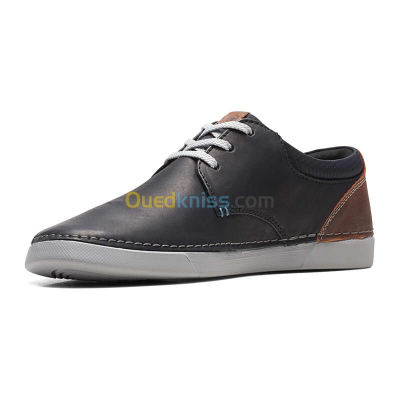 CLARKS Gereld Lace Black Leather