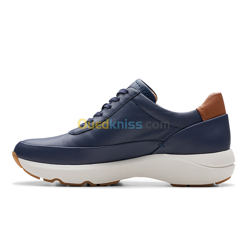 CLARKS Tivoli Zip Navy Leather