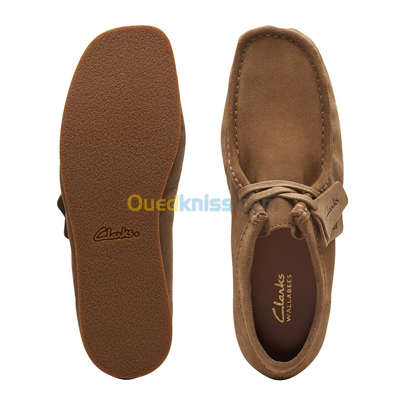 Clarks WallabeeEVO Dark Sand Suede