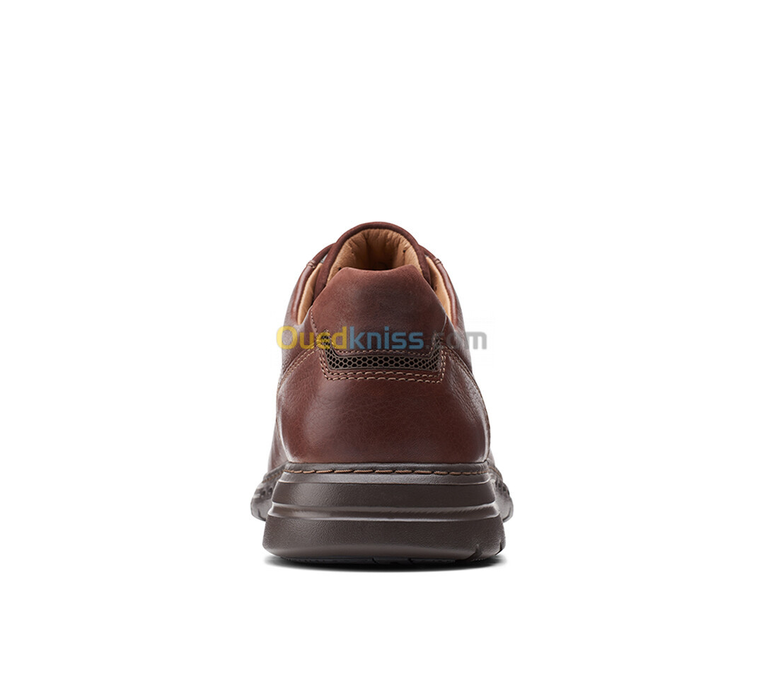 CLARKS Un BrawleyPace Mahogany Leathe