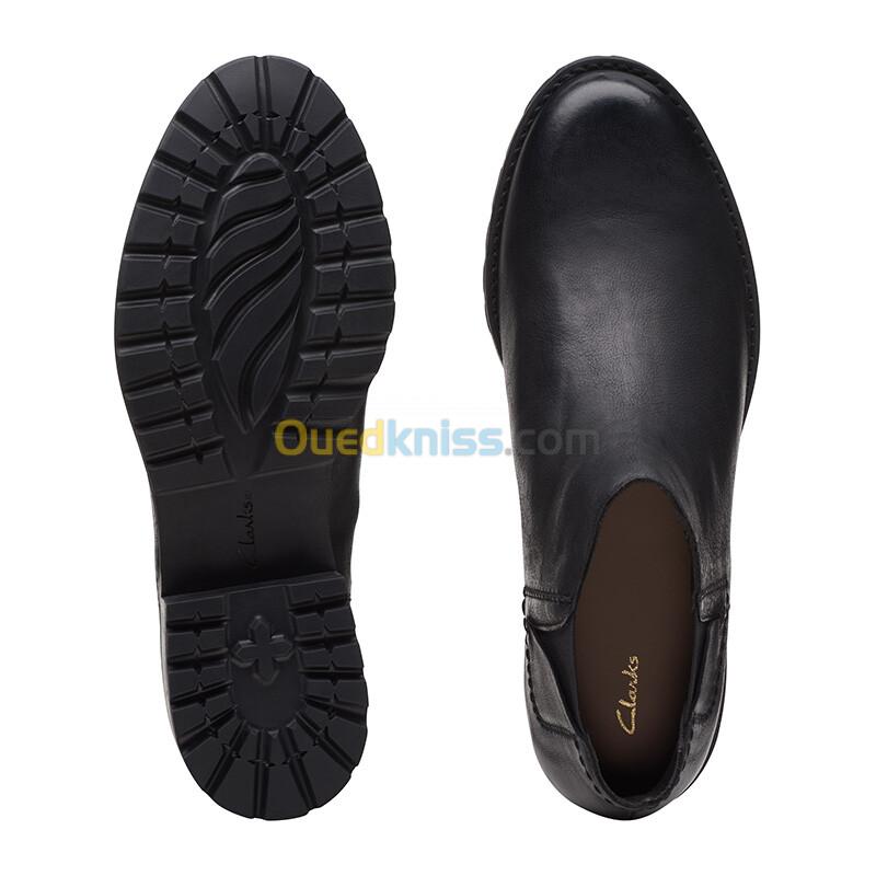 CLARKS Clarkwell Demi Black Leather