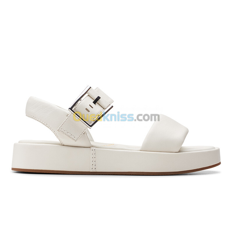 CLARKS Alda Strap Off White Lea