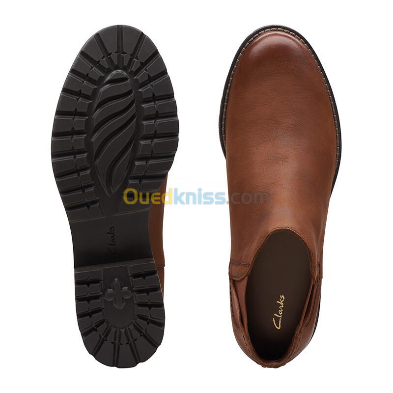 CLARKS Clarkwell Demi Dark Tan Lea