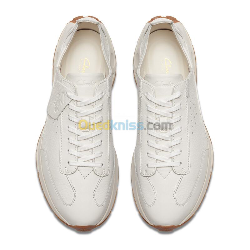 Clarks Craft Speed White Leather