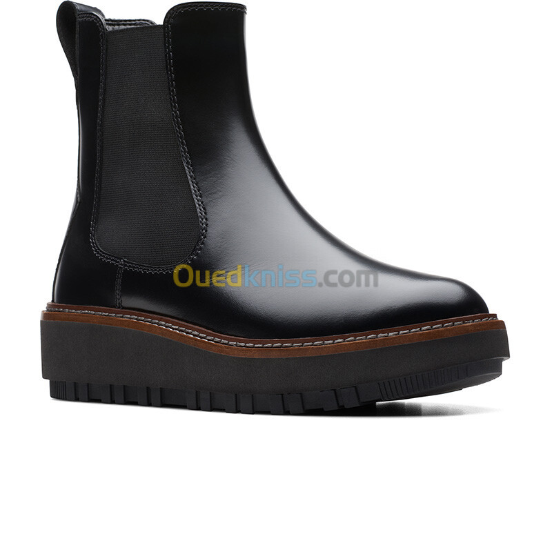 CLARKS OriannaW UP Black Leather